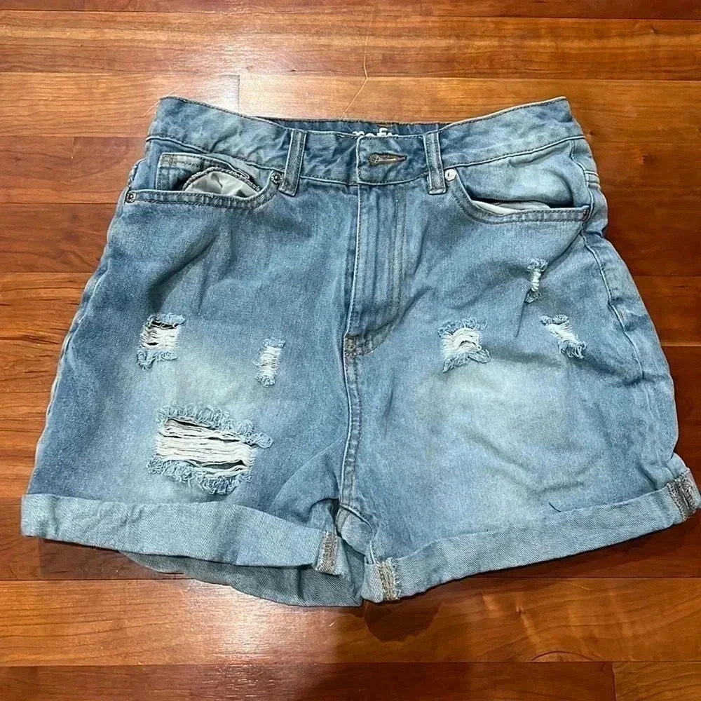 (7)Refuge denim  mom short​